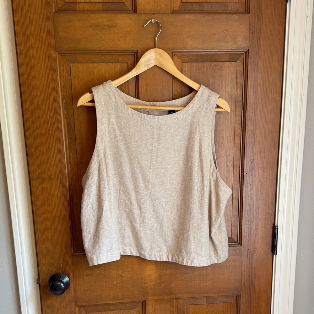 Old Navy Beige Cotton Vest / Tee